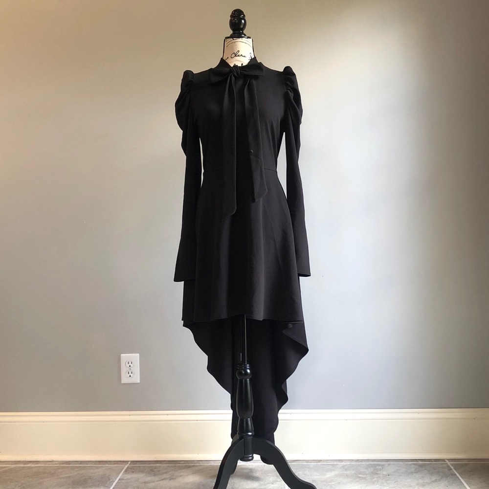 Black Pussybow Dress